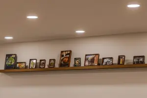 윤밀원, 음식 사진으로 채운 감성 벽면 인테리어